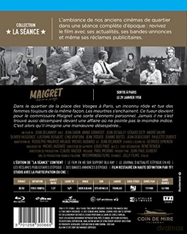 Maigret Tend Un Piege [Blu-Ray]