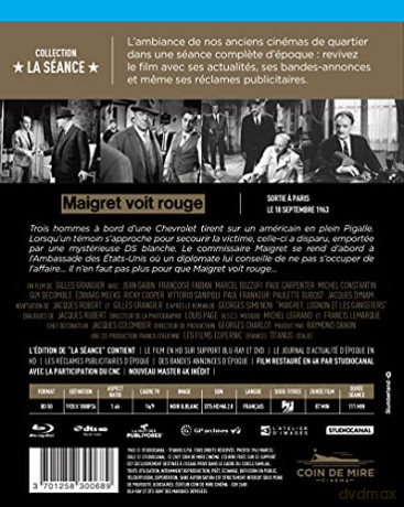 Maigret Voit Rouge [Blu-Ray]