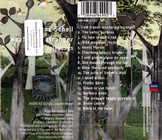 Scholl Andreas: Folksongs [CD]