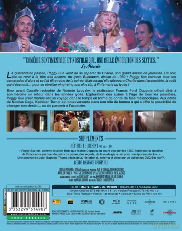 Peggy Sue S Est Mariee [Blu-Ray]
