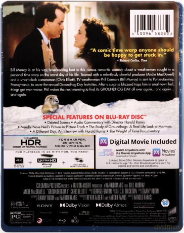 Dzień świstaka (steelbook) [Blu-Ray 4K]+[Blu-Ray]