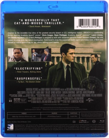 Breach (Ściśle tajne) [Blu-Ray]