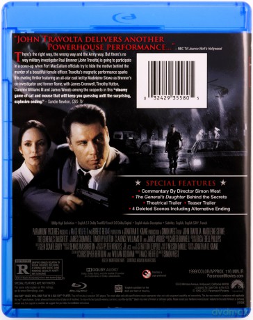 The General's Daughter (Sprawa honoru) [Blu-Ray]