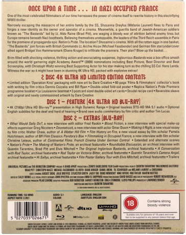 Inglourious Basterds Limited Edition (Bękarty wojny) [2xBlu-Ray 4K]
