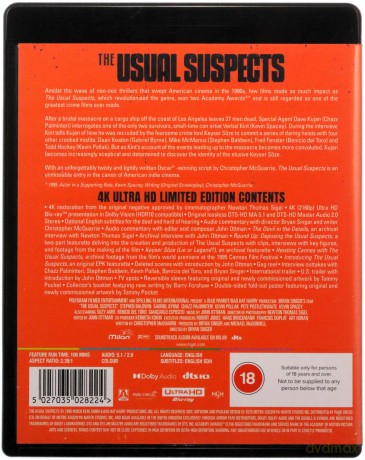 The Usual Suspects (Podejrzani) [Blu-Ray 4K]