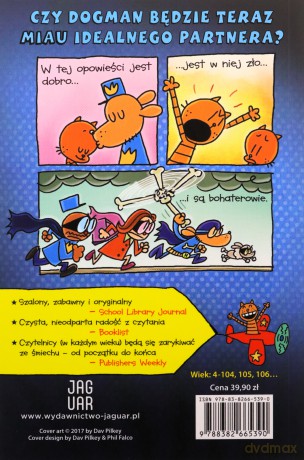 Dogman i Superkot. Dogman (Tom 4) - Dav Pilkey [KOMIKS]