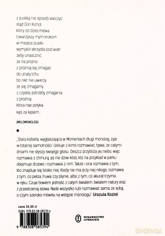 Momenty wyd. 2024 - Urszula Kozioł [KSIĄŻKA]