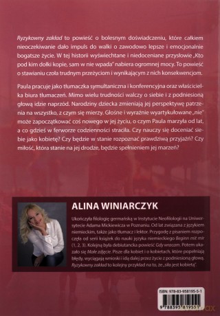 Ryzykowny zakład - Alina Winiarczyk [KSIĄŻKA]