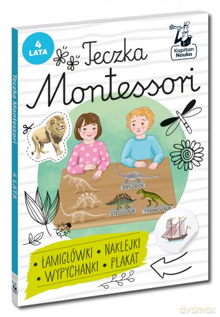 Teczka Montessori. 4 lata. Kapitan Nauka. Montessori - Zuzanna Osuchowska [KSIĄŻKA]
