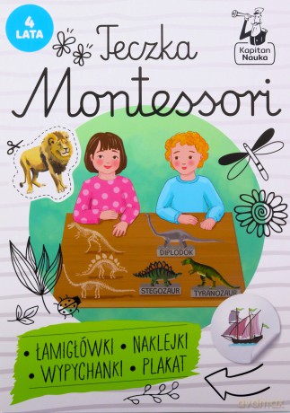 Teczka Montessori. 4 lata. Kapitan Nauka. Montessori - Zuzanna Osuchowska [KSIĄŻKA]