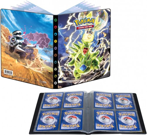 Ultra Pro Pokemon 4 Pocket Portfolio Scarlet and Violet Tyranitar and Revavroom Album [FIGURKA]