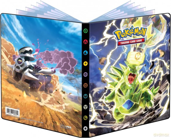 Ultra Pro Pokemon 4 Pocket Portfolio Scarlet and Violet Tyranitar and Revavroom Album [FIGURKA]