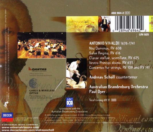 Scholl Andreas: Vivaldi [CD]