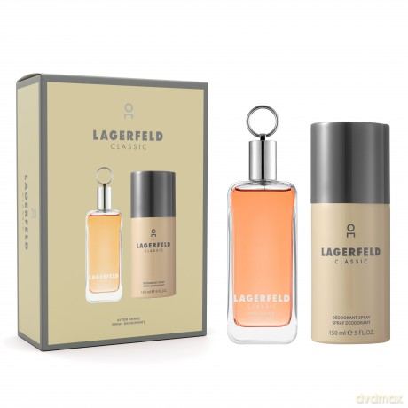 Karl Lagerfeld - Classic After Shave + Deo Spray - 100 ml + 150 ml