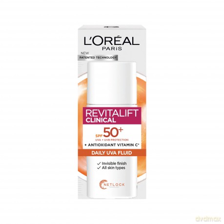L'Oreal - L'Oreal Paris Revitalift Clinical Daily Moisturizing Fluid SPF50 - 50ml