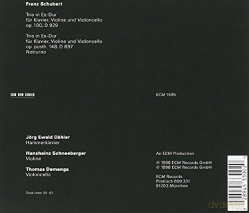 Schubert: Trio [CD]