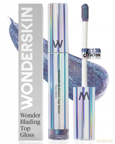 Wonderskin - Wonder Blading Top Gloss Blue Glitter