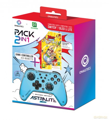 Oniverse Astralite controller + Asterix et Obelix Slap them all! (Code in Box) [GRA SWITCH]
