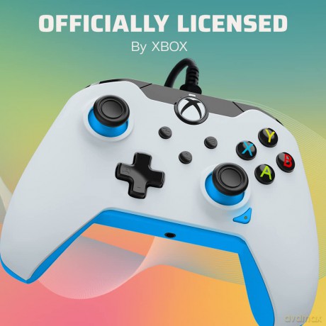 PDP Wired Controller Xbox Series X White - Ion (Blue)