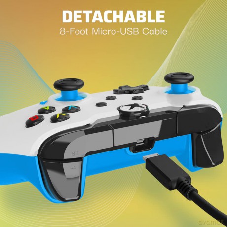 PDP Wired Controller Xbox Series X White - Ion (Blue)