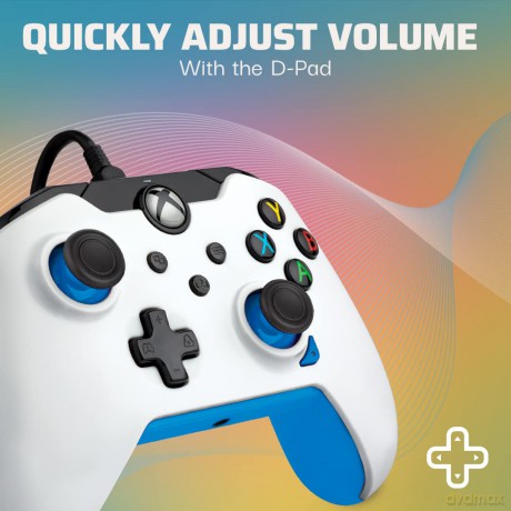 PDP Wired Controller Xbox Series X White - Ion (Blue)