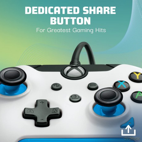 PDP Wired Controller Xbox Series X White - Ion (Blue)