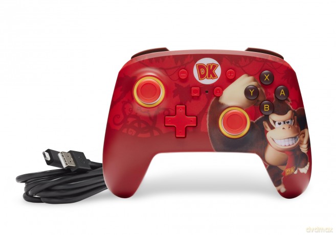 PowerA Enhanced Wired Controller - Donkey Kong Flex (Nintendo Switch)
