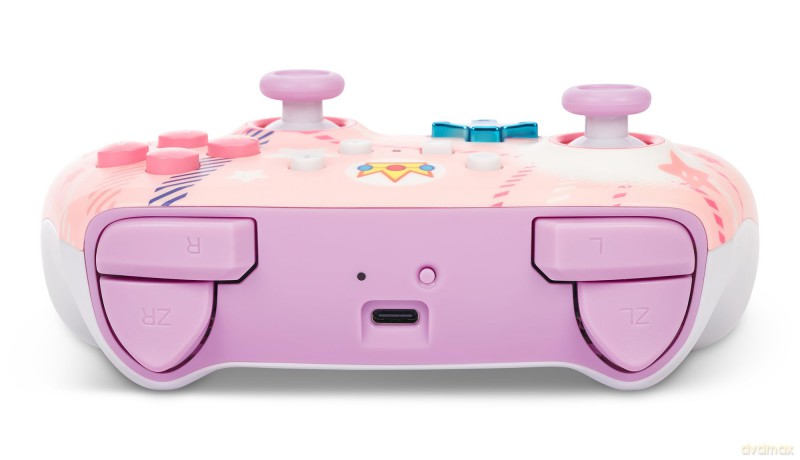 PowerA Enhanced Wireless Controller for Nintendo Switch Princess Peach Plaid