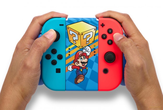 Uchwyt PowerA JOY-CON Comfort Grip - Mystery Block Mario /Nintendo Switch