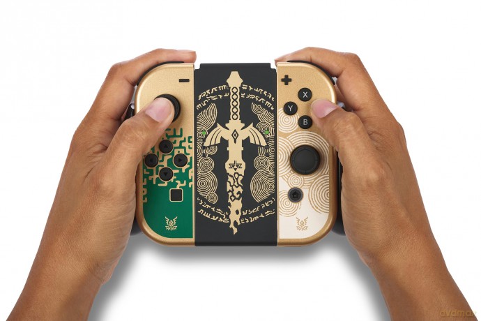 PowerA Joy-Con Comfort Grip for Nintendo Switch decayed master sword