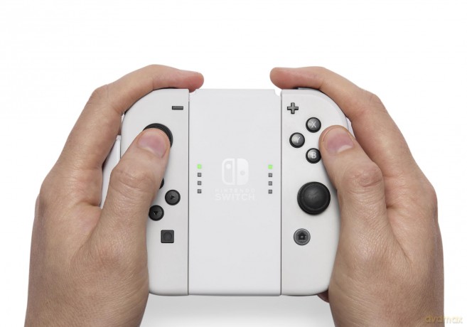 PowerA Joy-Con Comfort Grip White (Nintendo Switch) uchwyt