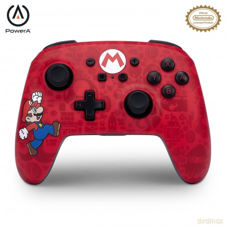 PowerA PowerA Enhanced Wireless Controller for Nintendo Switch - Here We Go Mario