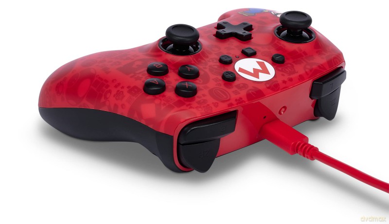 PowerA PowerA Enhanced Wireless Controller for Nintendo Switch - Here We Go Mario