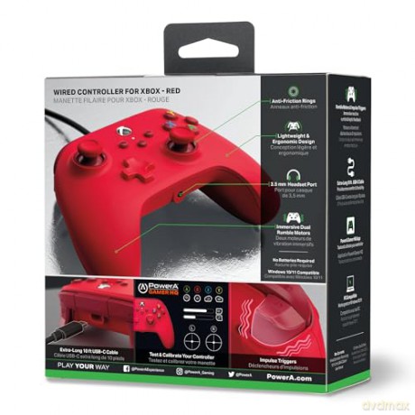 PowerA PowerA Wired Controller for Xbox Series X - S - Red