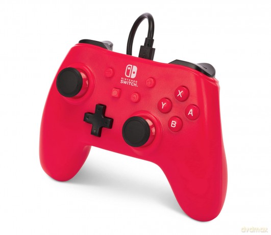 Powera Wired Controller Raspberry Red