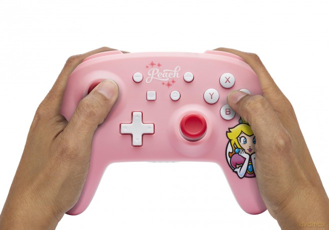 PowerA Wireless Controller Princess Peach Pink (Nintendo Switch)