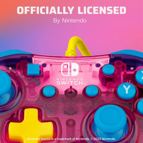 Rock Candy Wired Controller - Peach