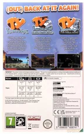 TY the Tasmanian Tiger HD Bush Rescue Bundle [GRA SWITCH]