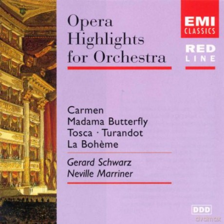 Schwarz/Marriner/Los Angeles Chamb.Orch: Red Line-Carmen/Madama Butterfly/Tosca [CD]