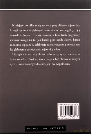 Homilie na temat części stałych Mszy świętej - Kazimierz Ligęza [KSIĄŻKA]
