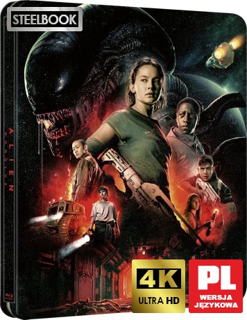 Obcy: Romulus (steelbook) [Blu-Ray 4K]+[Blu-Ray]