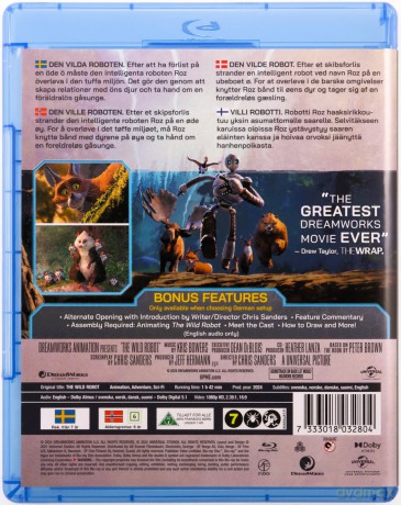 The Wild Robot (Dziki robot) [Blu-Ray]