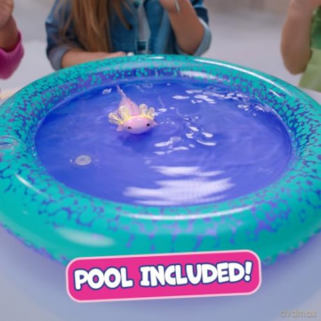 Fingerlings - Baby Axolotl w Inflatable Pool