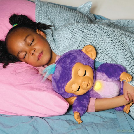 Fingerlings - Care n Cuddles Monkey Purple (3191)