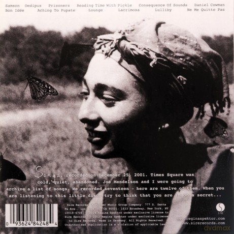Regina Spektor: Songs [CD]