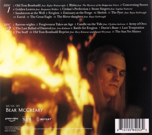 The Lord Of The Rings: The Rings Of Power (Season 2: Amazon Original Series) soundtrack (Bear McCreary) [2CD]