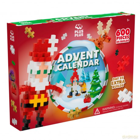 Plus Plus - Plus-Plus Kalendarz Adwentowy - Santas world (3973)