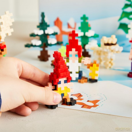 Plus Plus - Plus-Plus Kalendarz Adwentowy - Santas world (3973)