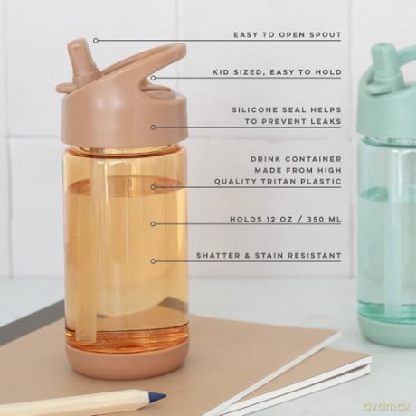 3 Sprouts - Drinking bottle - Rust - 0.35L