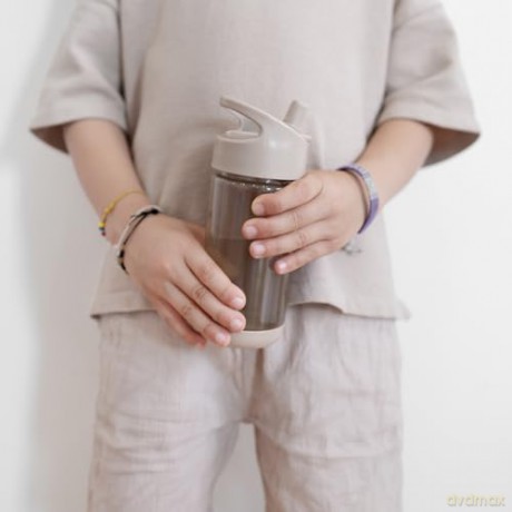 3 Sprouts - Drinking bottle - Taupe - 0.35L